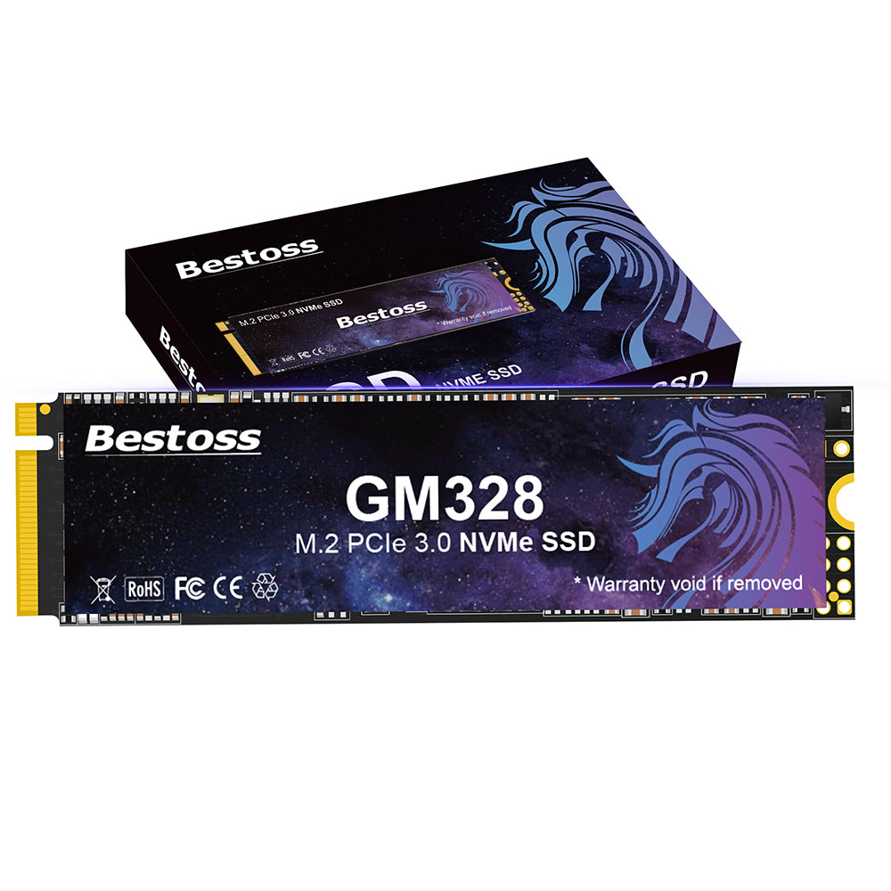 256GB NVMe M.2 SSD PCIe Gen3, 2280 3D NAND Internal Solid State